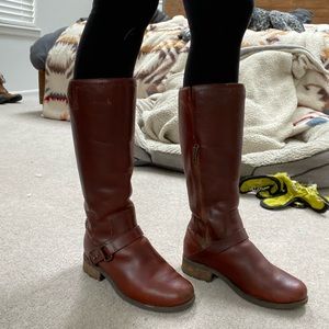 Ugg Shearling Lined Leather Boots